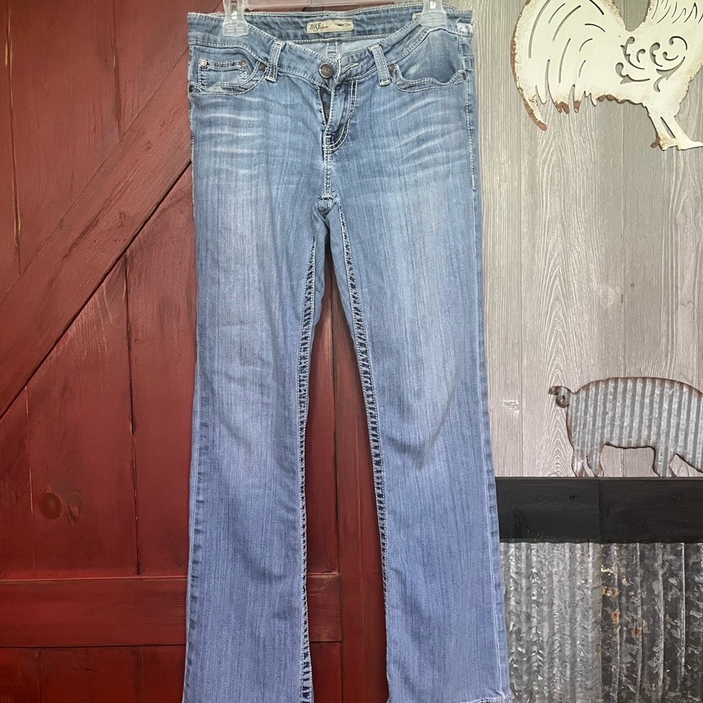 Buckle Light Blue Boot Cut Women's Jeans